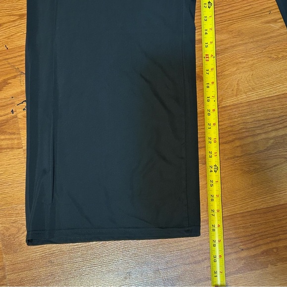 Maxe Collection Pants Black Plus Size 2X Elastic Waist Pockets Wide Leg Career - Picture 14 of 15